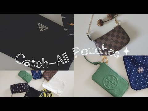 Catch-all Pouch Comparison Louis Vuitton, Prada, Kipling