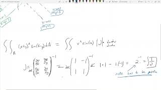 Math 114 - 15.8 - Change of Variables Integration when Given a Region - The Plug and Chug Series #47