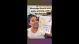 May 7th Message board and Daily Activity