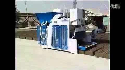 QMY10 15 automatic mobile cement block making machine