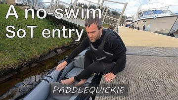 DO THIS to get IN and OUT of your inflatable kayak efficiently! DON