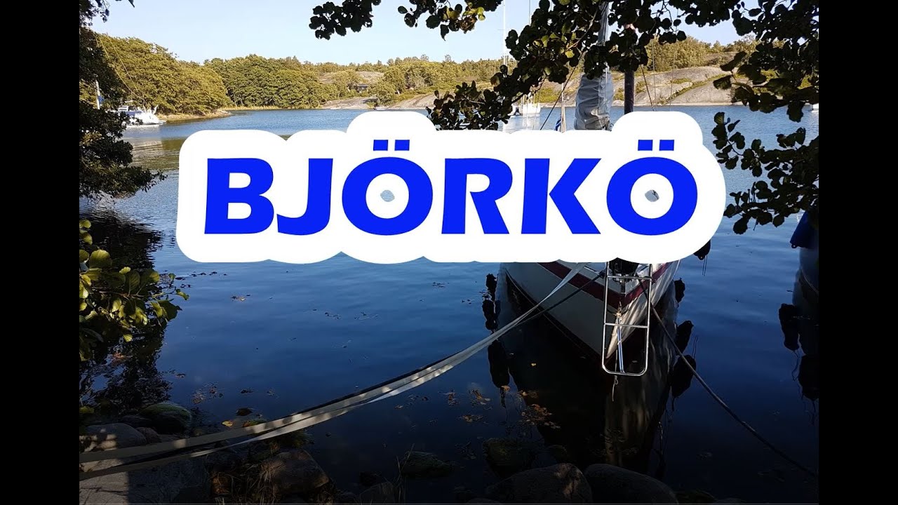 Sailing in Finland. Björkö.