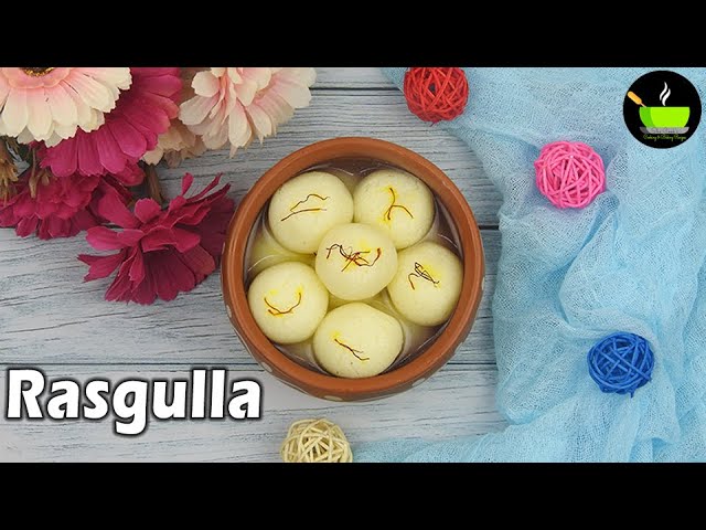 Rasgulla Recipe | Soft Spongy Bengali Rasgulla | Homemade Bengali Resgulla Recipe | She Cooks