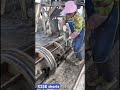 How Precast Concrete Poles Are Made ⚡🏭 #construction #concrete