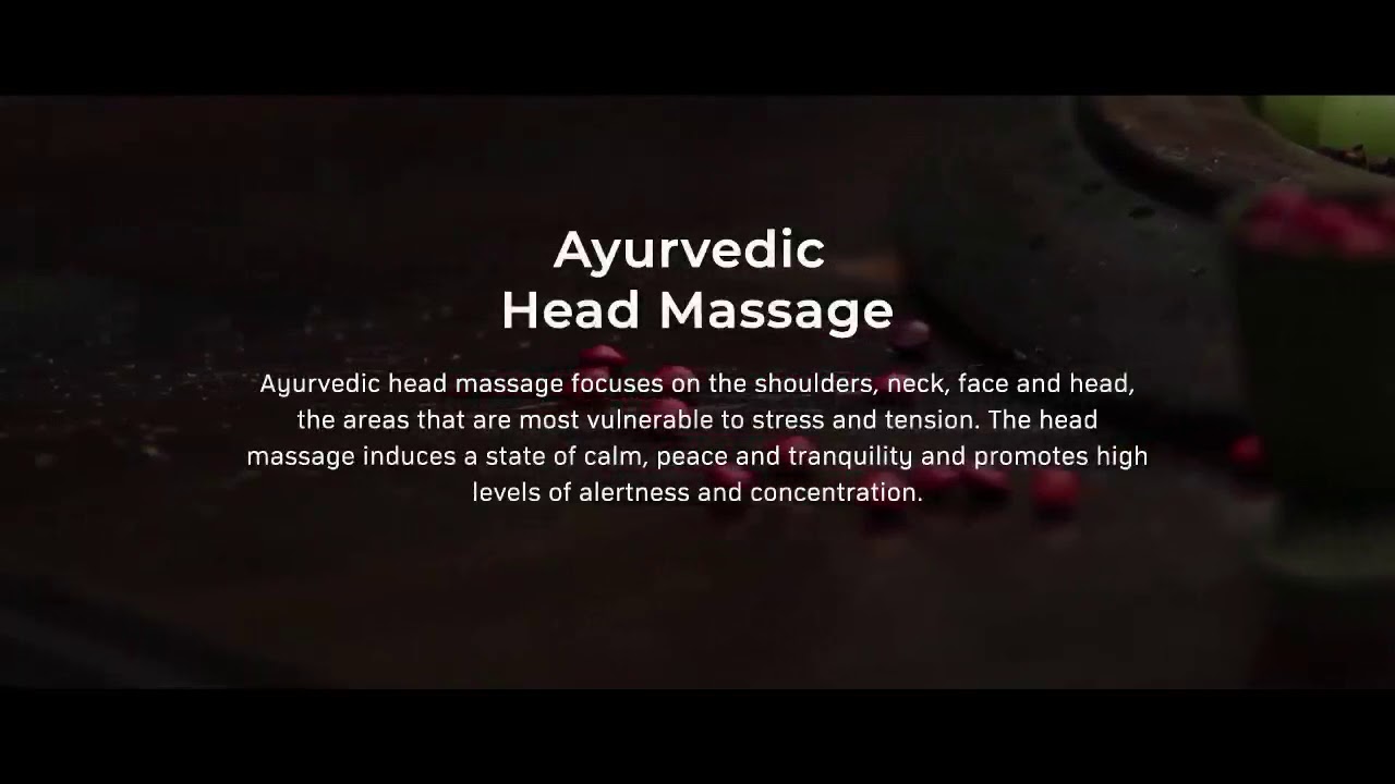 Ayurveda Head Massage or Shiro Abhyanga kerala India YouTube
