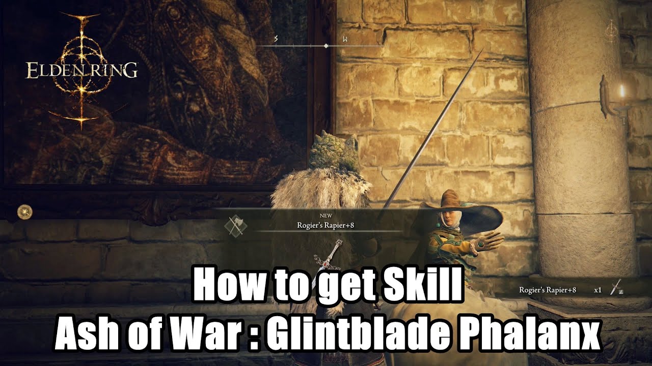 How to get Skill Ash of War : Glintblade Phalanx l Elden Ring