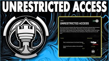 DMZ Unrestricted Access Mission - Clear 4 Restricted Zones in Koschei Complex