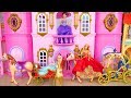 Princess Rapunzel Barbie Castle Bedroom Morning Prinzessin Puppe Chambre de Poupe Boneka putri