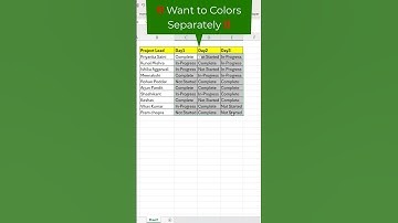 status defind in Excel using data validation and conditional formatting...... #excel #shortsviral