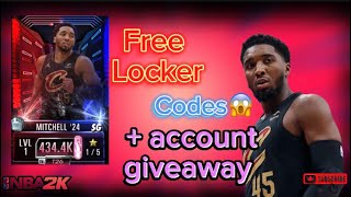 FREE LOCKER CODES+ ACCOUNT GIVEAWAY NBA 2K SEASON 6!!!