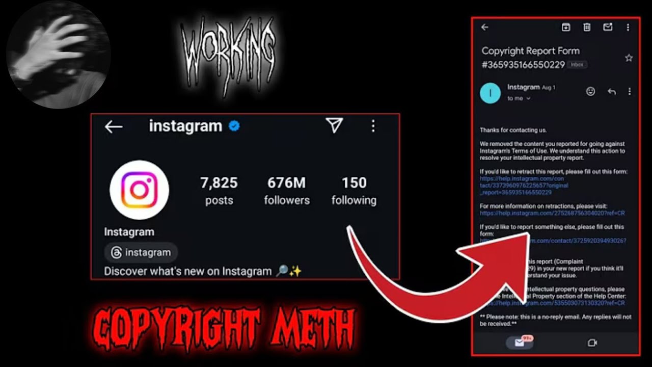 INSTAGRAM NEW COPYRIGHT METHOD ✅ Instagram account ban new method 2025