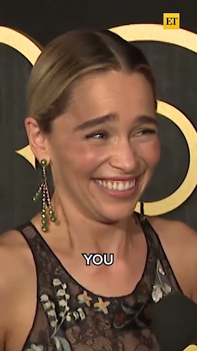 That Time Emilia Clarke Talked About The Game Of Thrones Ending 🫣 #shorts