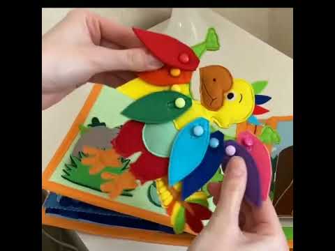 Felt book Dinosaurs. Книга из фетра и ткани Динозавры Felt book Dinosaurs. Книга из фетра и ткани Динозавры