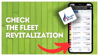 How to check the fleet revitalization on Bangkok Airline?