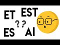 Les homophones etestaies