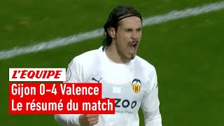 Valence terrasse Gijon avec l'aide de Cavani : le résumé du 8e de finale de la Coupe du Roi