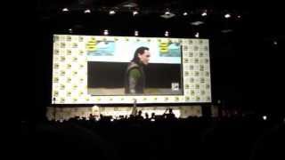 Loki Visits Hall H (San Diego Comic Con 2013)
