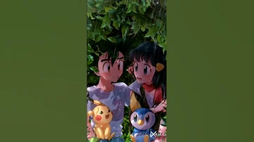 pokemon ash x Dawn #short video #viral #shortsfeed