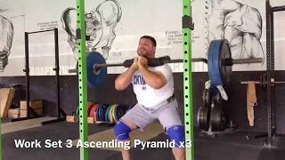 Do Not Front Squat with the Safety Squat Bar.