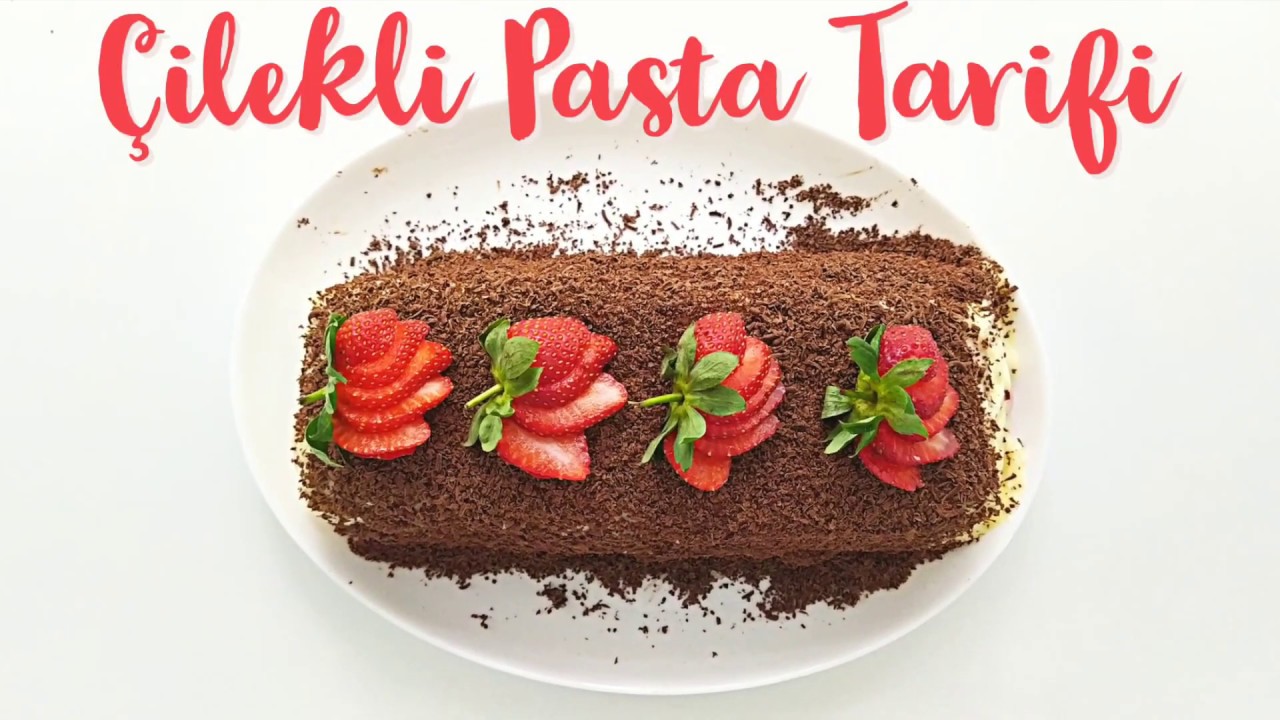 ÇİLEKLİ PASTA TARİFİ (Baton) YouTube