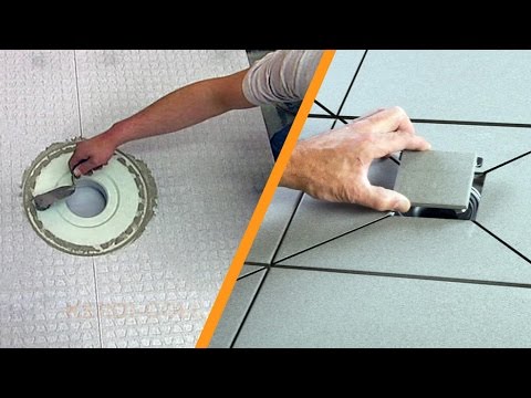 Carrelage D Une Douche Avec Evacuation Ponctuelle Partie 2 Youtube