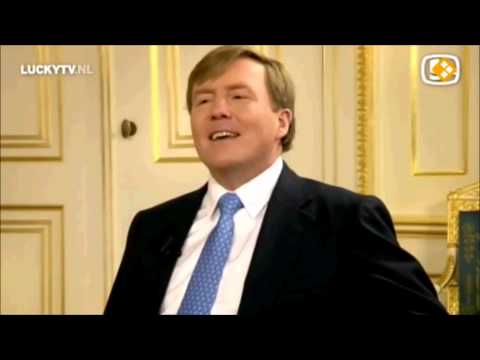 Willy : Ik ben geen nummer - Koning Willem-Alexander in LuckyTV - de Lach van Máxima - HD