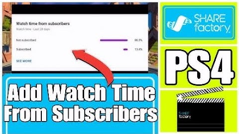 How to add Subscriber Watch Time Analytics to your Sharefactory Videos (NO USB or Laptop need)