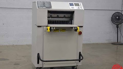 Challenge Titan 200 20" Programmable Hydraulic 20" Paper Cutter