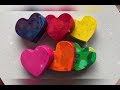 CRAYOLAS EN FORMA DE CORAZÓN - RECICLANDO CRAYOLAS