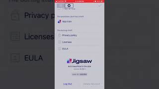 How to hide or delete account in jigsaw dating app? screenshot 2