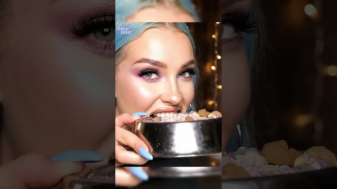 What does this magical CAT FOOD taste like? 🐱💎 Oddly Satisfying ASMR