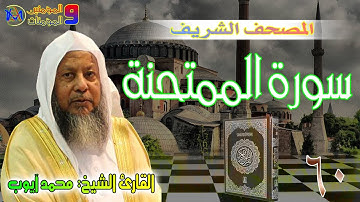 سورة الممتحنة | محمد ايوب Surah Al Mumtahina Muhammad Ayoub 60