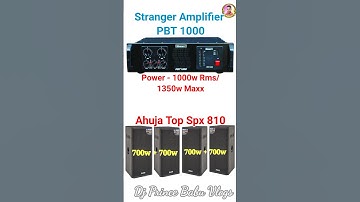 Stranger Amplifier 1000w Price Or Ahuja Spx810 Top Review