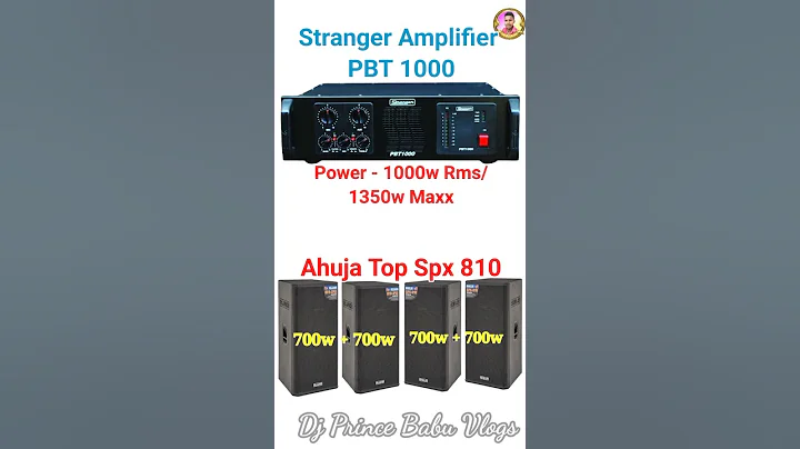 Stranger Amplifier 1000w Price Or Ahuja Spx810 Top Review