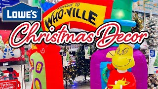 LOWES CHRISTMAS DECOR 2022 | Christmas Molds Inflatables Outdoor Decor Shop With Me