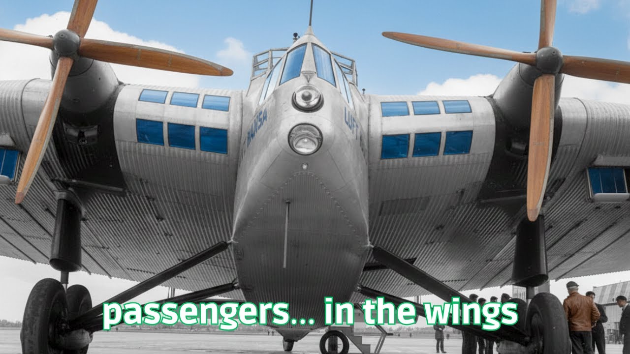 Junkers G38, The Giant Plane with Cabins in the Wings