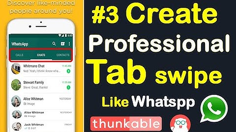 #3 How to professional Tab swipe in our application full tutorial kodular, development series.