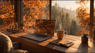 가을 Lofi 음악 4시간 | Cozy 카페 공부 집중 BGM