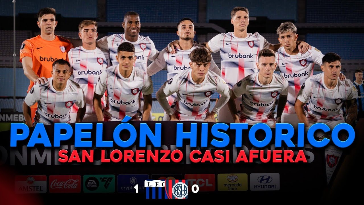 SAN LORENZO Y UNA DERROTA DURISIMA QUE LO DEJA AFUERA DE LA ...