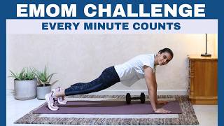 30 MIN EMOM 🔥 No Repeat DB Full Body | Strength Only I Every Minute Counts