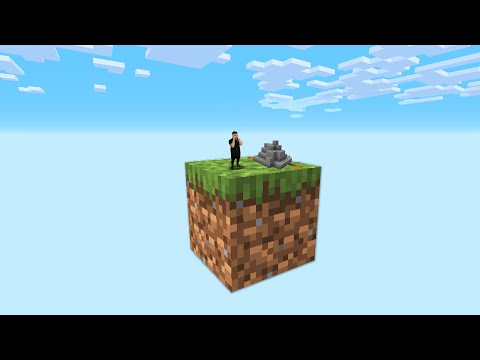 Making A DOUBLE Cobblestone Generator In Skyblock! | Minecraft