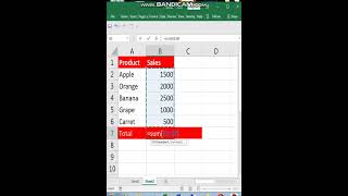 Excel Total Tricks in Tamil #excel