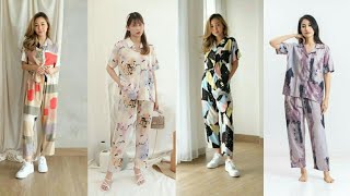 Rekomendasi Shopee Haul Piyama Set Bahan Rayon Link Shopee