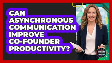 Can Asynchronous Communication Improve Co-Founder Productivity?