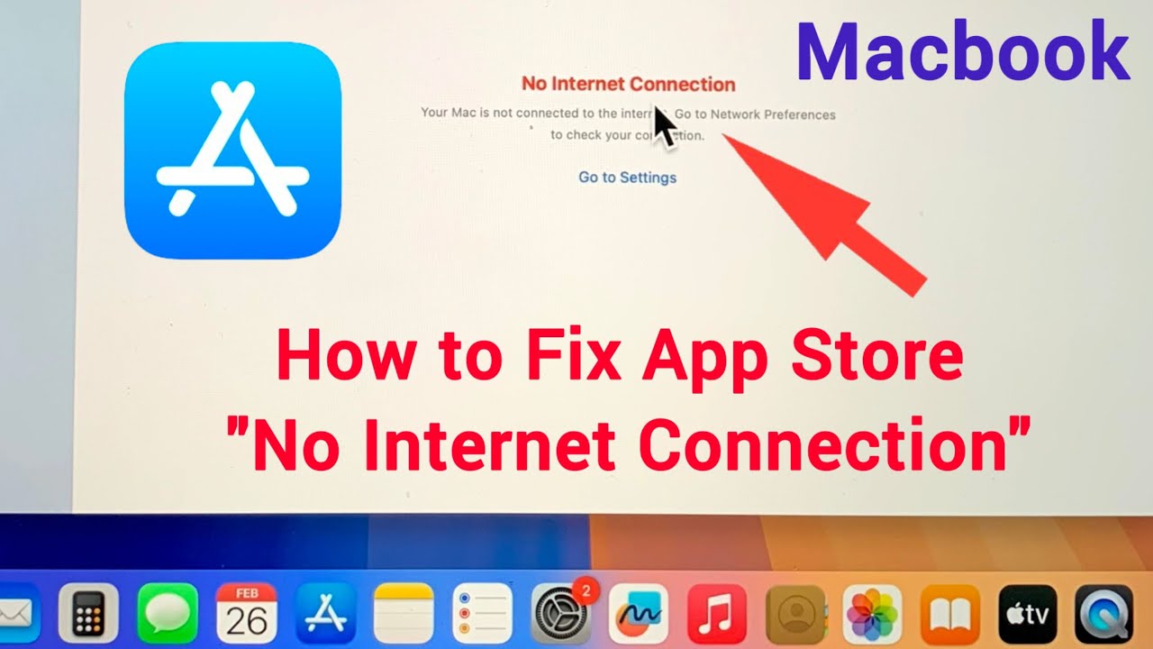 App Store No Internet Connection Your Mac is Not Connected to the ...