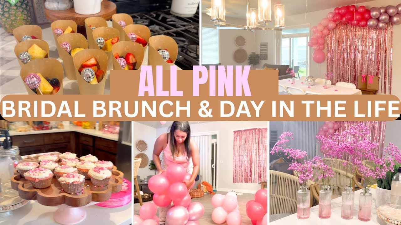 ПОДГОТОВКА И СДЕЛАЙ САМ К СВАДЕБНОМУ БРАНЧУ СО МНОЙ | ПОЗВОЛЬТЕ, ДЕВОЧКИ | СВАДЕБНЫЙ БРАНЧ В РОЗО...