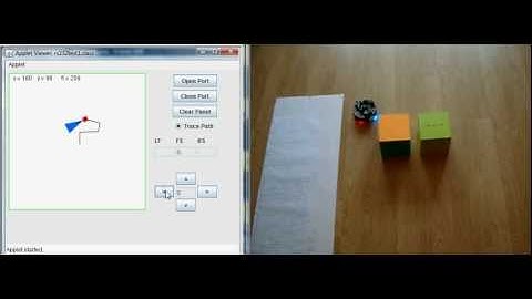 remote control of the m3pi robot via a java applet