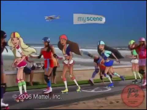 My Scene Roller Girls Dolls Commercial!