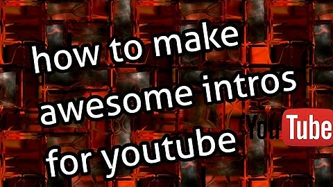 How to make intro like technical guruji