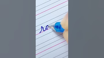 rabbit - Learn to write English cursive writing | Daily usable word | Cursive handwriting practice